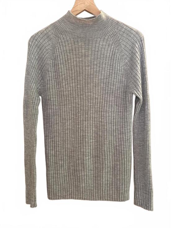 Uniqlo Sweaters - NWOT Uniqlo Women's Mock Neck Ribbed Knit Fitted Merino Wool Sweater - XL